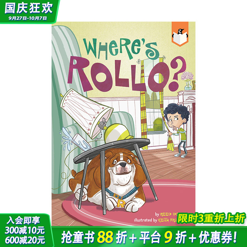 【预售】Where’S Rollo?罗洛在哪儿? 英文原版儿童故事阅读章节书【善优童书】