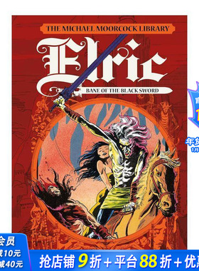 【预售】黑剑之刃 The Moorcock Library: Elric: Bane of the Black Sword 原版英文漫画书 正版进口书
