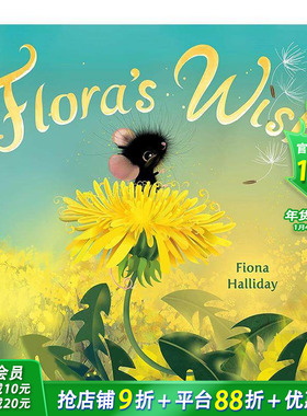 【预售】弗洛拉的愿望 Flora's Wish 艺术插画绘本 3岁+原版英文儿童故事 进口童书