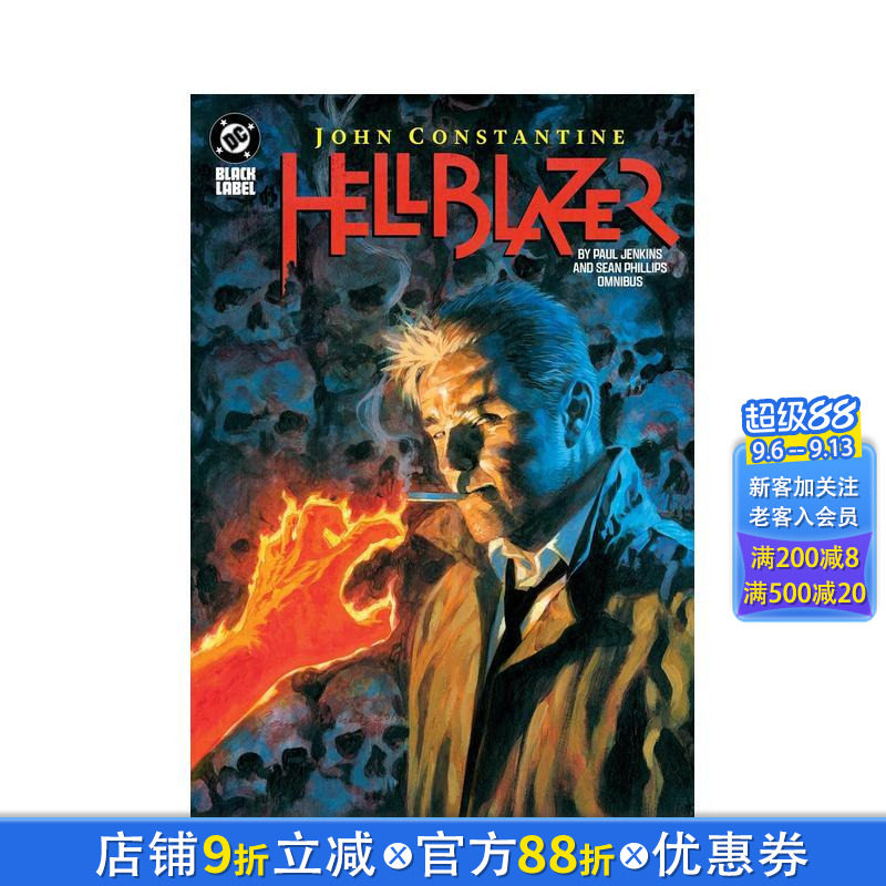 【预售】DC漫画 约翰-康斯坦丁:地狱使者 by Paul Jenkins&Sean Phillips合集 John Constantine, 原版英文漫画书 正版进口书
