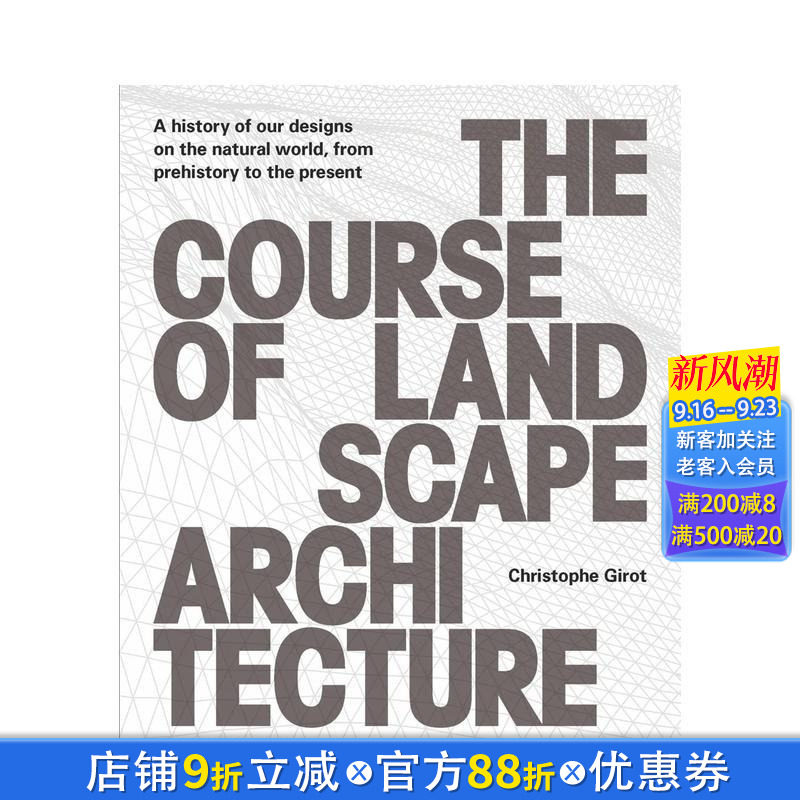 【现货】景观建筑学的发展历程 The Course of Landscape Architecture 原版英文建筑设计 正版进口书
