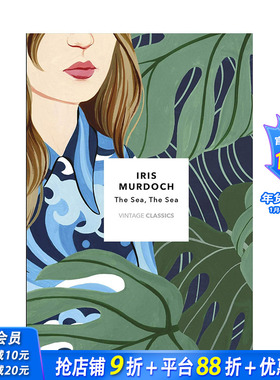 【预售】【艾丽丝?默多克】大海，大海 时尚插画师Bijou Karman系列封面 The Sea， The Sea 原版英文文学小说 正版进口书