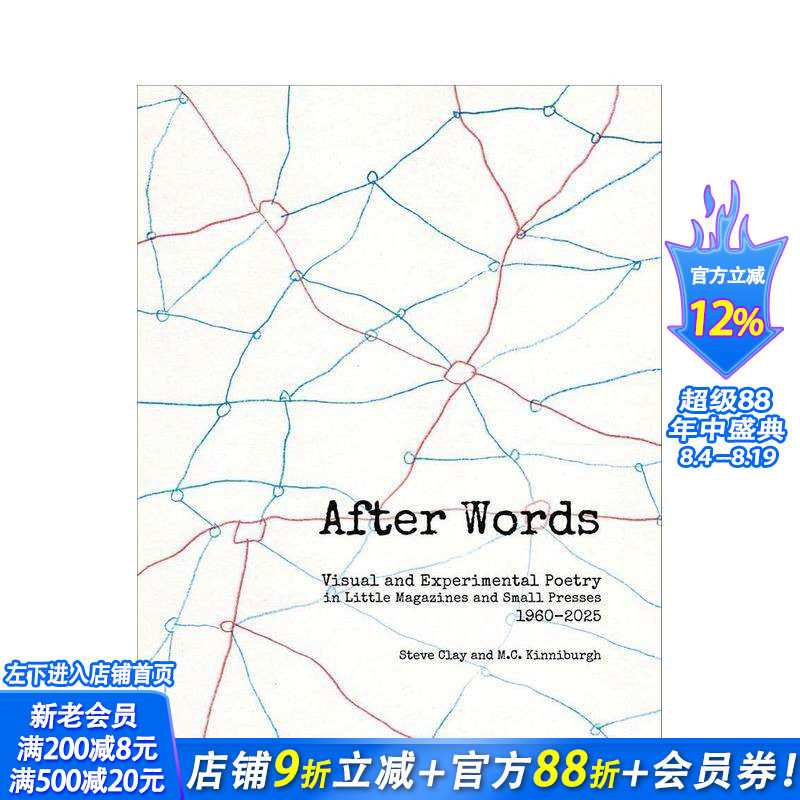 【现货】言外之象：1960–2025年小杂志与小出版社中的视觉与实验诗歌 After Words：Visual 英文字体图案标志设计 正版进口书