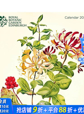 【预售】【日历】爱丁堡皇家植物园 2026年挂历 Royal Botanic Garden Edinburgh Wall Calendar  艺术创意文创周边 正版进口