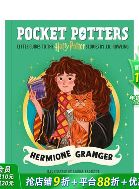 【现货】【口袋魔法师】赫敏·格兰杰袖珍指南 深度探索角色 J.K.罗琳哈利波特Pocket Potters：Hermione Granger英文彩图绘本书