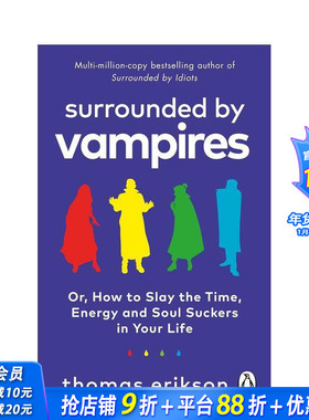 【预售】被吸血鬼包围 Surrounded by Vampires 原版英文社会科学 正版进口书籍 善优图书