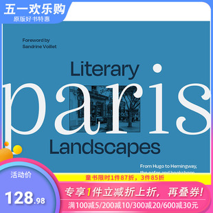 进口图书画册 漫步巴黎：影响现代文学 Landscapes Literary 巴黎景观 英文原版 Paris 善优图书 预售 正版 人文景观摄影