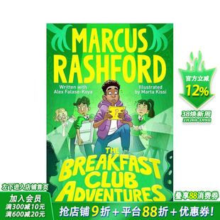 【预售】早餐俱乐部历险记3：幻影怪盗 The Breakfast Club Adventures 英文儿童桥梁章节故事书 体育与休闲幽默类书榜首