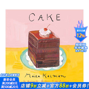 【预售】【插画师Maira Kalman】蛋糕:附食谱 Cake:A Cookbook 原版英文艺术画册画集 正版进口书籍 善优图书