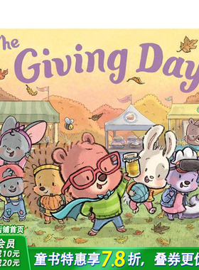 【预售】捐赠日（卡比山故事） The Giving Day (A Cubby Hill Tale)  英文儿童漫画故事 英语拓展阅读进口书