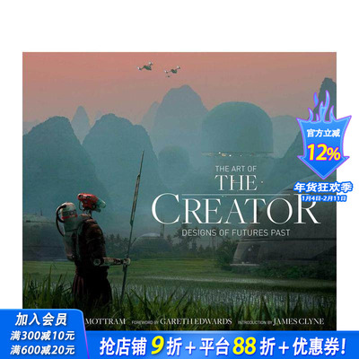 【预售】AI创世者 电影艺术设定集 The Art of the Creator: Designs of Futures Past 原版英文插画原画设定集 正版进口书籍画册
