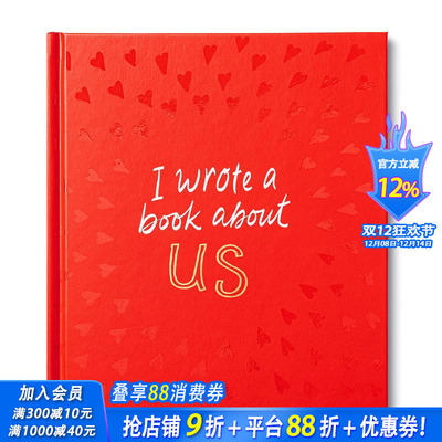 【预售】我写了本关于我们的书 I Wrote a Book About Us 英文原版生活综合 正版进口书籍 善优图书