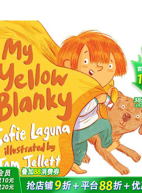 【预售】我的黄毛毯 My Yellow Blanky 英文儿童插画故事绘本 英语进口童书