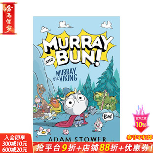 【预售】【默里与邦】#1维京勇士默里 【Murray and Bun】Murray the Viking轻历史科普 英文儿童幽默冒险桥梁章节故事书拓展阅读
