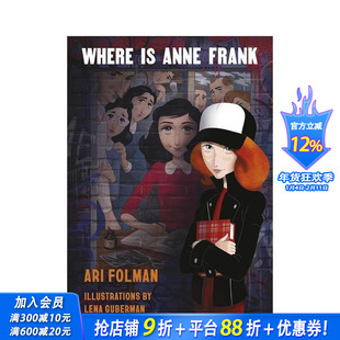 【现货】安妮日记 欧洲电影奖*佳动画片提名 Where Is Anne Frank 原版英文漫画 正版进口书籍 善优图书