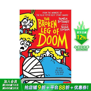 【预售】【伊兹和朋友们】10断腿惊魂记 Izzy and Friends:The Broken Leg of Doom 爆笑小学故事 英文儿童桥梁章节书拓展阅读