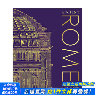 Definitive 现货 Rome Visual 人文历史正版 古罗马：图解古罗马历史 英文原版 DK视觉图解历史 进口书 Ancient History The