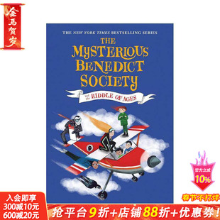 【预售】神秘的本笃会 世纪之谜 The Mysterious Benedict Society and the Riddle of Ages  英文小说故事 英语拓展阅读进口书