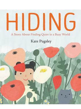 【现货】英文原版 【美国插画师Kate Pugsley】躲藏 Hiding 儿童英语艺术插画绘本 精装 进口图书 善优童书