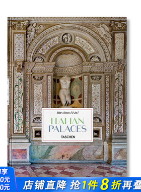 【预售】【TASCHEN】马西莫·利斯特里镜头下的意大利宫殿 Massimo Listri. Italian Palaces 原版英文建筑设计 正版进口书
