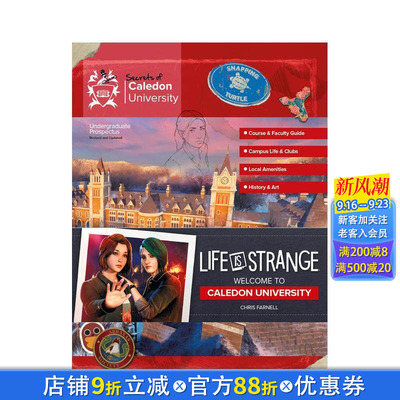 【预售】奇异人生双重曝光&重聚 游戏艺术设定集 Life Is Strange:Welcome to Caledon University 英文艺术插画原画设定集进口书