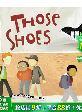 【现货】那双鞋 Those Shoes 原版英文儿童插画故事绘本 进口图书
