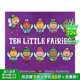 【预售】十个小仙女 Ten Little Fairies  英文儿童插画故事绘本 进口童书