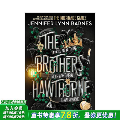 【现货】遗产游戏三部曲 新作 霍桑兄弟 【The Inheritance Games】The Brothers Hawthorne 原版英文12岁+英语故事小说进口书#