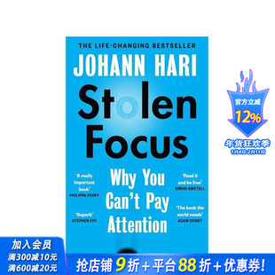 【预售】被偷走的注意力（平装版） Stolen Focus 英文社会科学 正版进口书