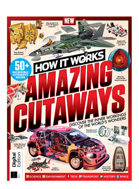 【现货】【单期杂志】How It Works Book of Amazing Cutaways 2024 英文原版人文社科期刊杂志
