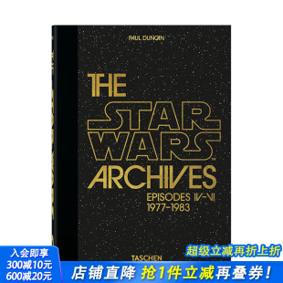Wars 现货 The Archives 英文原版 星球大战档案1977 1983 Taschen40周年纪念版 星战电影剧照访谈 1983年 1977 Star