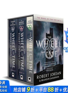 【预售】时光之轮 套装 13-14&prequel The Wheel Of Time Box Set 5 Robert Jordan 传奇奇幻著作 原版英文文学小说 正版进口书