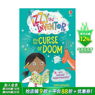 【预售】英文原版 发明家Izzy和末日诅咒 Izzy the Inventor and the Curse of Doom 英文儿童故事绘本 进口原版书籍 善优图书