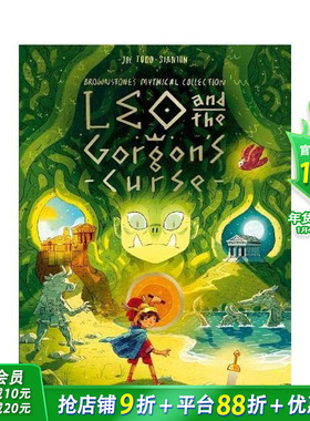 【预售】【Brownstone神话故事系列】里奥与蛇发女妖  希腊神话 Leo and the Gorgon’s Curse 英文儿童漫画故事 英语拓展进口书