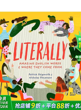 【现货】Literally 文字意义：美妙的文字和它们的来源 英文原版儿童英语启蒙 6岁以上【善优童书】