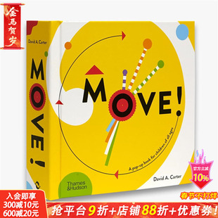 【多册选拍】移动 Move 立体书大师David A. Carter作品:飞虫/黄色盒子/莫奈梵高 原版英文儿童立体 正版进口图书