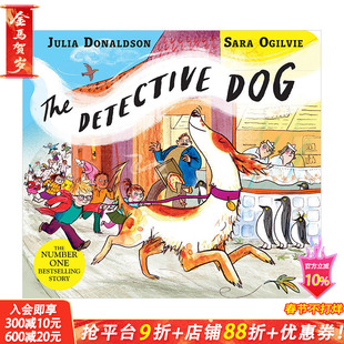 【预售】The Detective Dog 侦探犬 Julia Donaldson绘本 英文原版童书【善优童书】