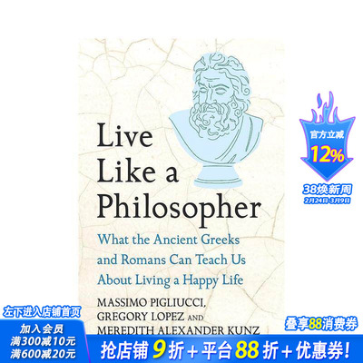 【预售】像哲学家一样生活 Live Like A Philosopher 原版英文生活综合 正版进口书