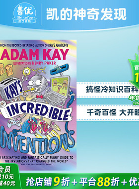 【现货】凯的神奇发现 Kay’s Incredible Inventions 精装 英文原版儿童科普插图绘本 Adam Kay 正版进口书