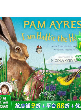 【预售】我是野兔哈蒂 I Am Hattie The Hare 英文儿童插画故事绘本 进口童书