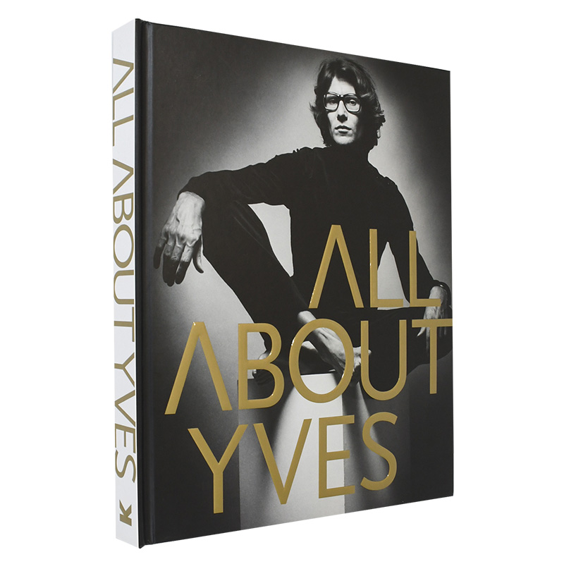 【预售】All About Yves 关于伊夫圣罗兰的一切 英文原版服装时尚设计艺术绘画插画图书