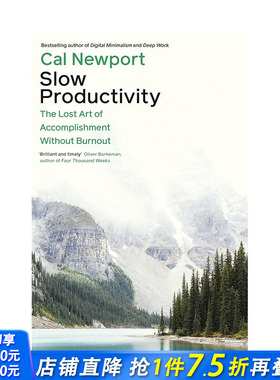 【预售】生产力低下 Slow Productivity 原版英文商业行销 正版进口书