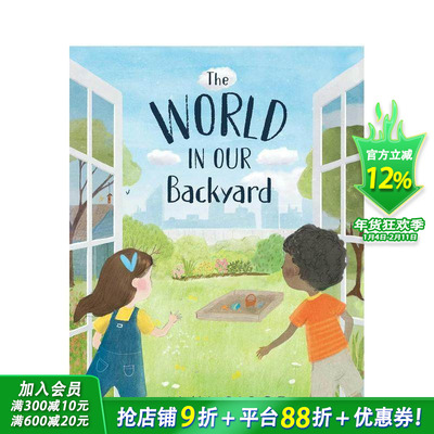 【预售】后院世界 World in Our Backyard 英文儿童插画故事绘本 进口童书