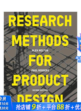 【预售】(预计2月出版)产品设计研究方法（第二版） Research Methods for Product Design原版英文工业产品设计 正版进口书