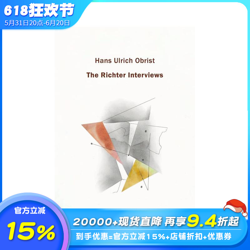 【预售】格哈德·里希特访谈录 The Richter Interviews 原版英文艺术画册画集 正版进口图书 书籍/杂志/报纸 艺术类原版书 原图主图