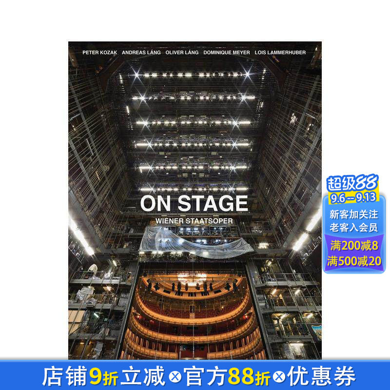 【预售】舞台之上:维也纳国家歌剧院 On Stage 原版英文摄影作品集人文景观 正版进口书