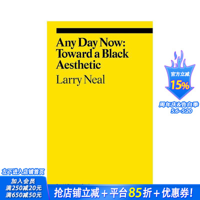 【预售】随时随地： 走向黑色美学 【Ekphrasis】Any Day Now: Toward A Black Aesthetic 原版英文艺术画册画集 正版进口书