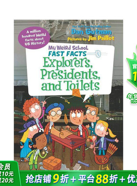 【现货】My Weird School Fast Facts: Explorers, Presidents, and Toilets，【我的怪学校】快速事实:儿童