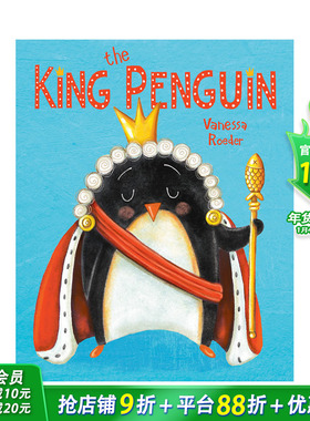 【现货】英文原版 企鹅王 The King Penguin 英语儿童插画绘本 进口童书