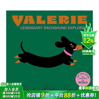 【预售】瓦莱丽：传奇腊肠犬探险家 Valerie - The Legendary Dachshund Explorer 英文儿童插画科普绘本 进口童书